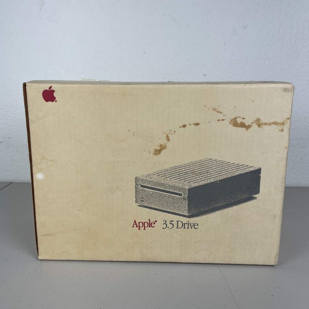 Apple 3.5 Drive A9M0106 floppy disk disc box only 1983